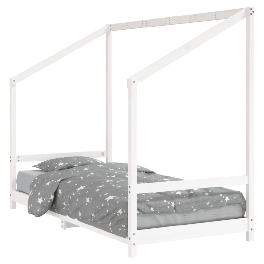 Ringgold 90x200cm Wooden Children Bed In White