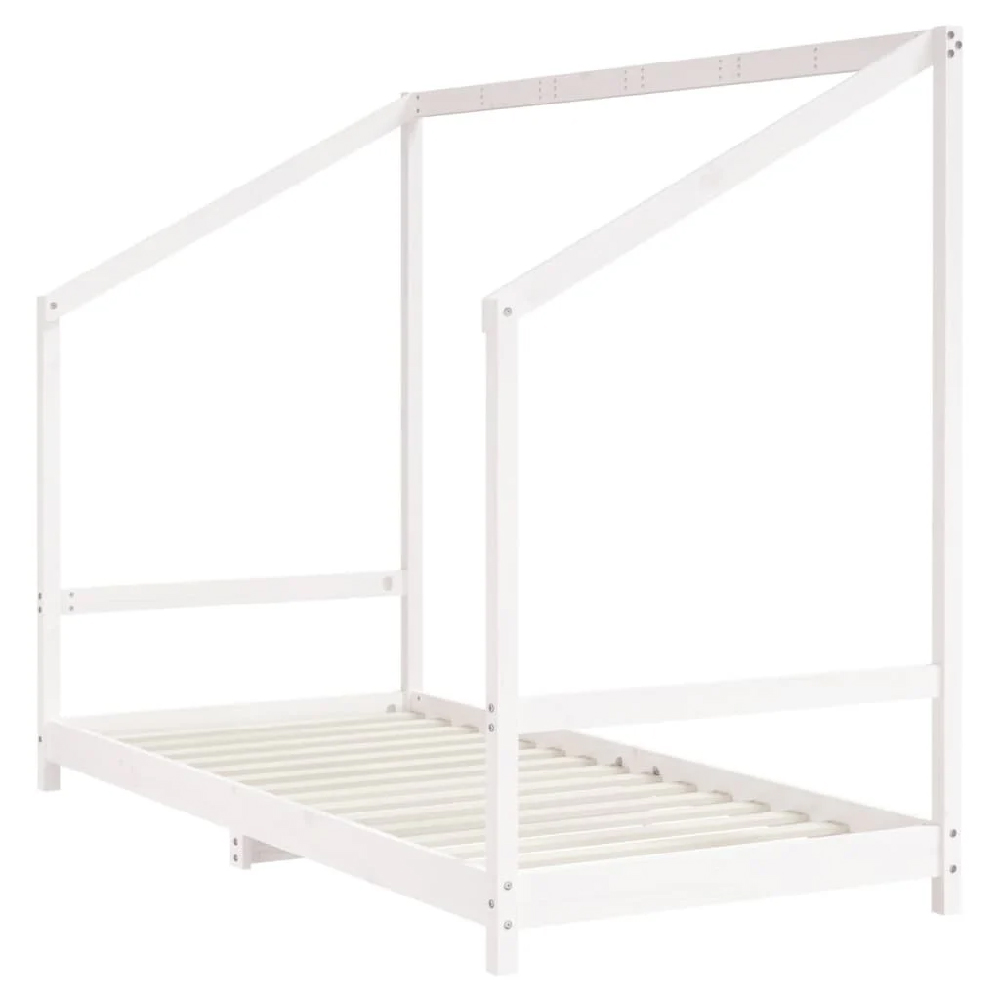 Ringgold 90x200cm Wooden Children Bed In White