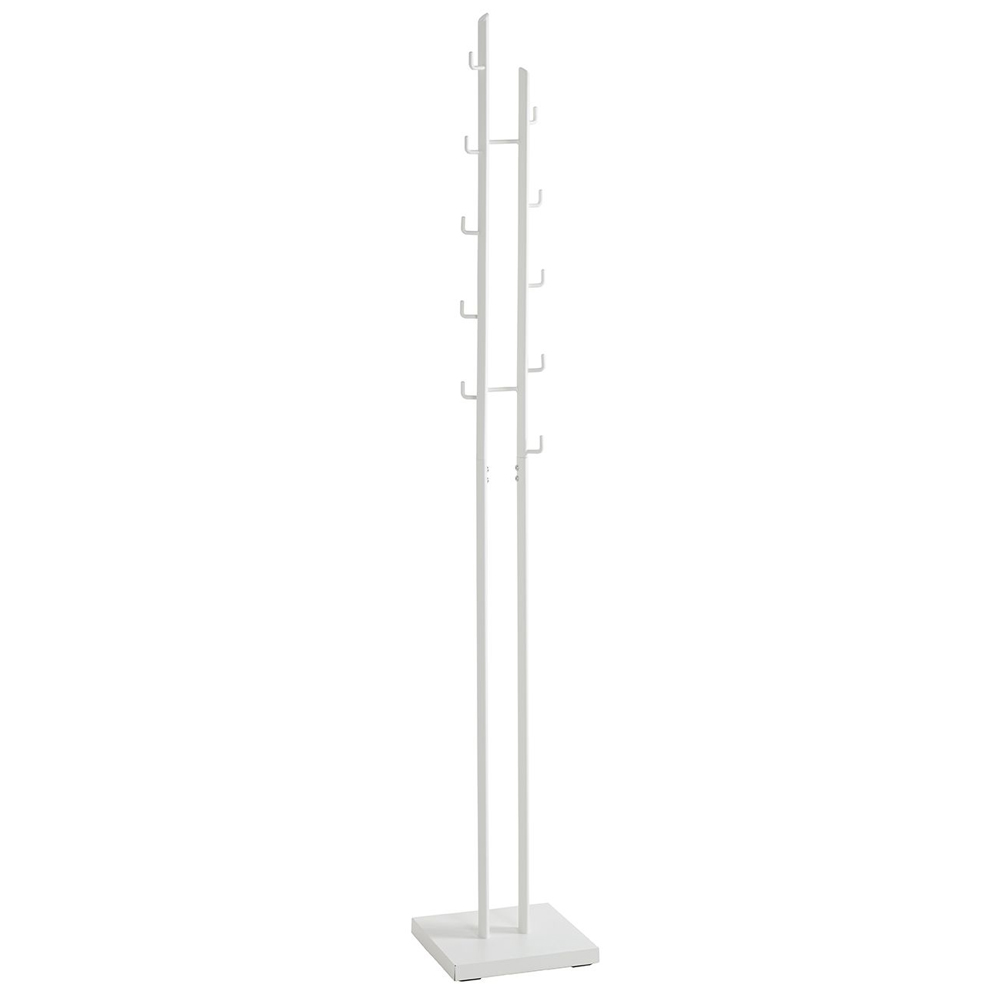 Ringle Steel Coat Stand In Matt White
