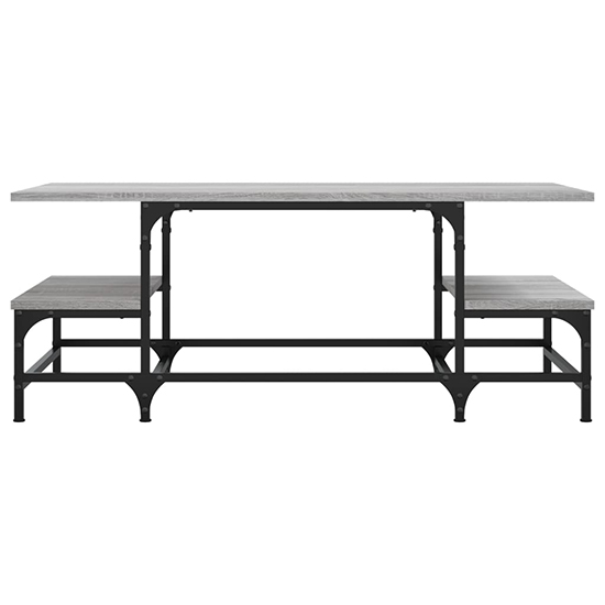 Rivas Wooden Coffee Table In Grey Sonoma Oak
