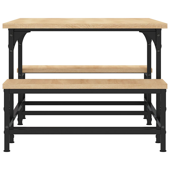Rivas Wooden Coffee Table In Sonoma Oak