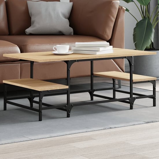 Read more about Rivas wooden coffee table in sonoma oak