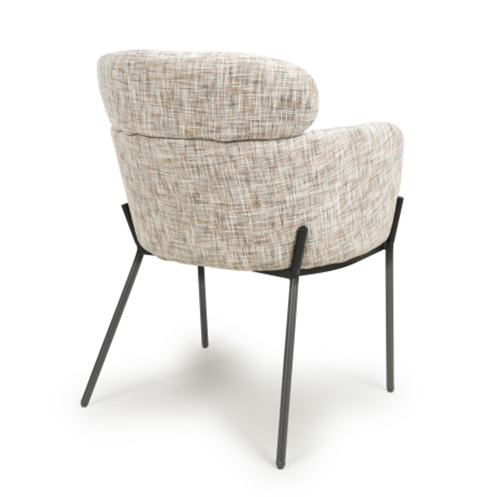 Rivington Fabric Accent Chair in Light Toffee