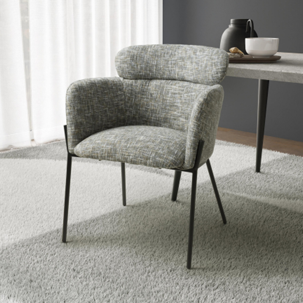 Rivington Fabric Accent Chair in Moss Heather