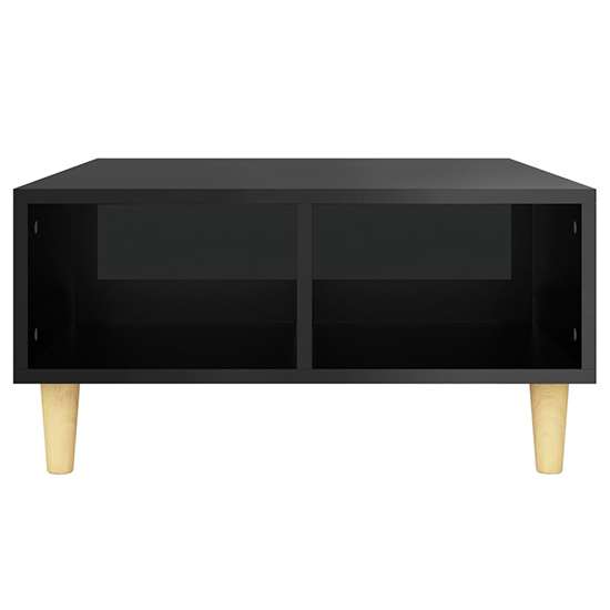 Riye High Gloss Coffee Table With 2 Shelves In Black_4