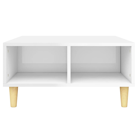 Riye High Gloss Coffee Table With 2 Shelves In White_4