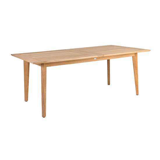 Robalt Extending Dining Table With 10 Stacking Chair In Natural