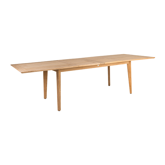 Robalt Extending Dining Table With 10 Stacking Chair In Natural