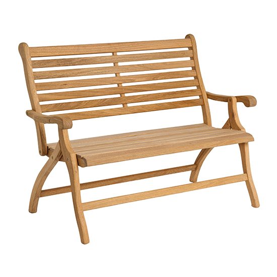Robalt Outdoor Wooden Folding 4ft Seating Bench In Natural_2