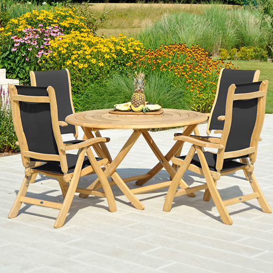 Robalt Outdoor 1300mm Bengal Folding Dining Table In Natural_4