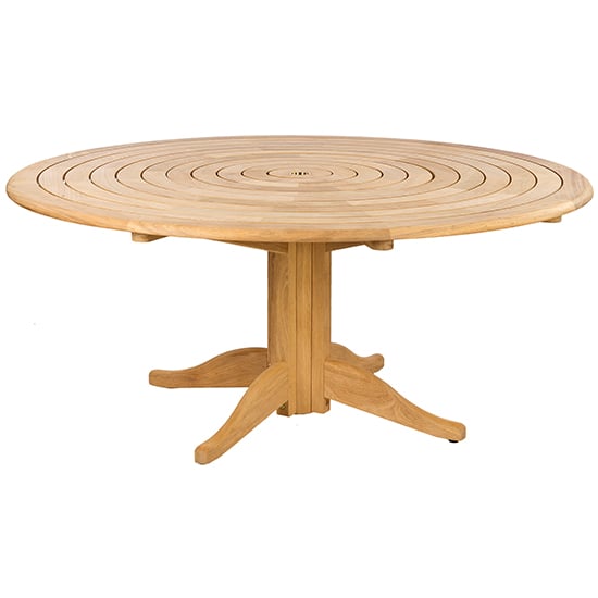 Product photograph of Robalt Outdoor 1750mm Bengal Pedestal Dining Table In Natural from Furniture in Fashion