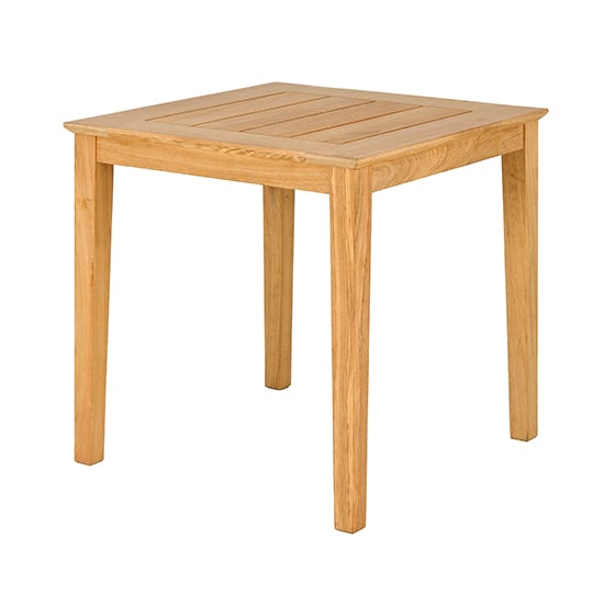 Robalt Outdoor 800mm Wooden Dining Table In Natural_1