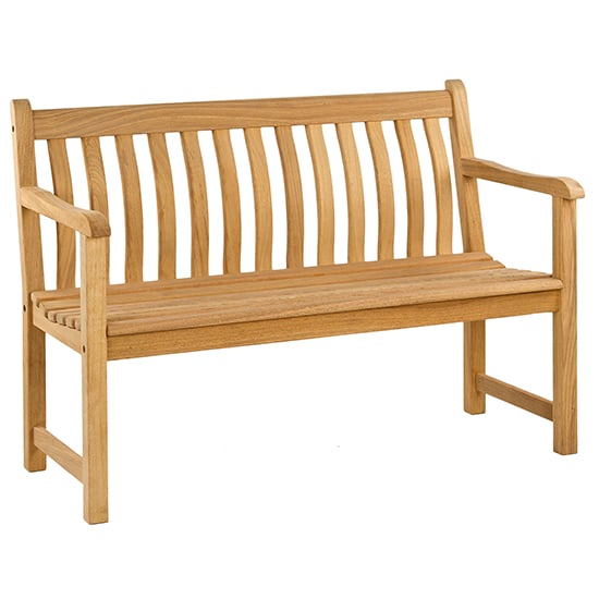 Product photograph of Robalt Outdoor Broadfield Wooden 4ft Seeing Bench In Natural from Furniture in Fashion