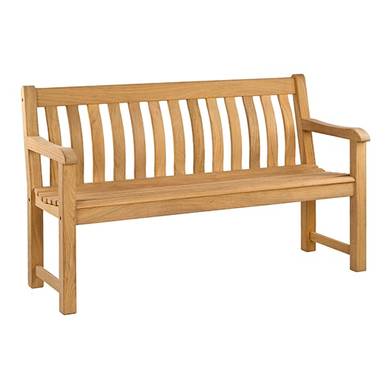 Robalt Outdoor St. George Wooden 5ft Seating Bench In Natural_2