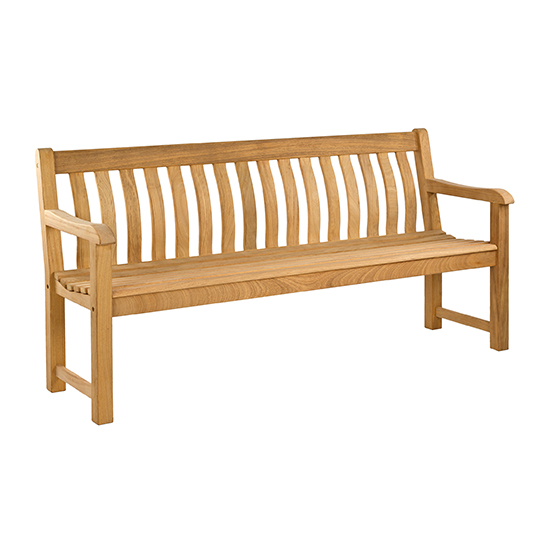 Robalt Outdoor St. George Wooden 6ft Seating Bench In Natural_2