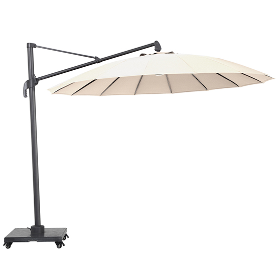 Robalt Wooden Dining Table With 6 Chairs In Natural And Parasol_4
