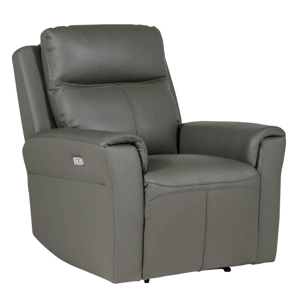 Rochester Leather Electric Recliner 1 Seater Sofa In Ash from Furniture in Fashion