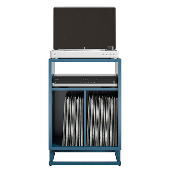 Rockingham Wooden Office Cabinet With 3 Drawers In Blue