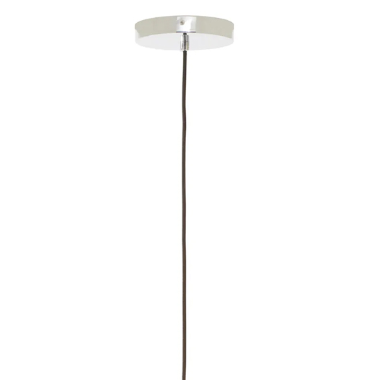 Rocklin 2 Lights Clear Glass Shade Pendant Light In Chrome