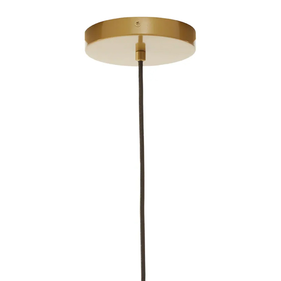 Rocklin Clear Glass Shade Pendant Ceiling Light In Gold