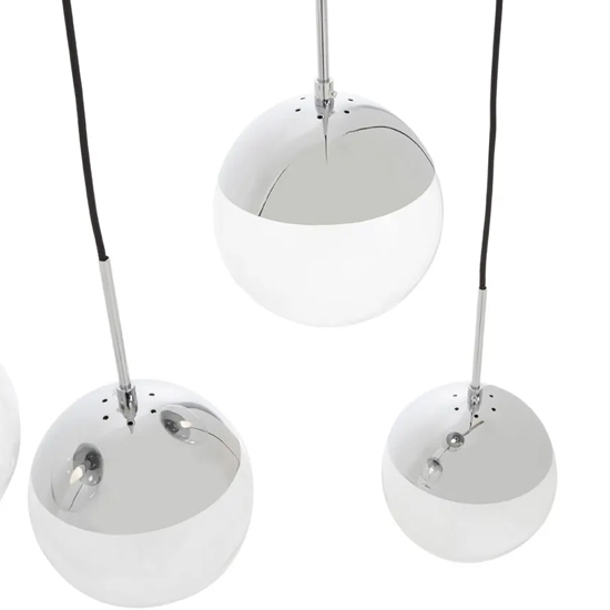 Rocklin Clear Glass Shade Pendant Light In Chrome