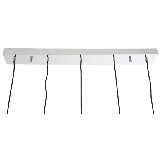 Rocklin Clear Glass Shade Pendant Light In Chrome