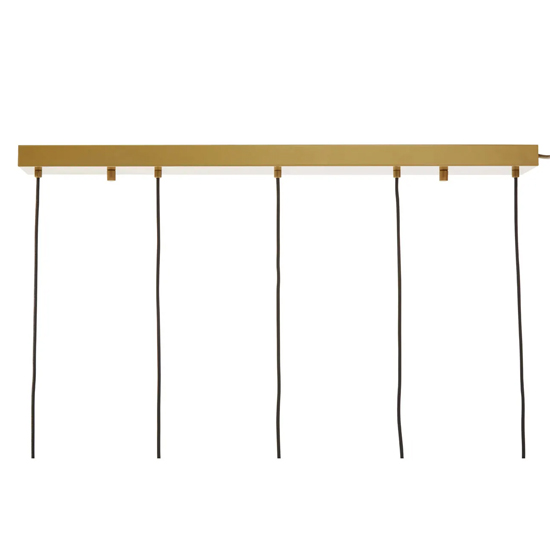 Rocklin Clear Glass Shade Pendant Light In Gold