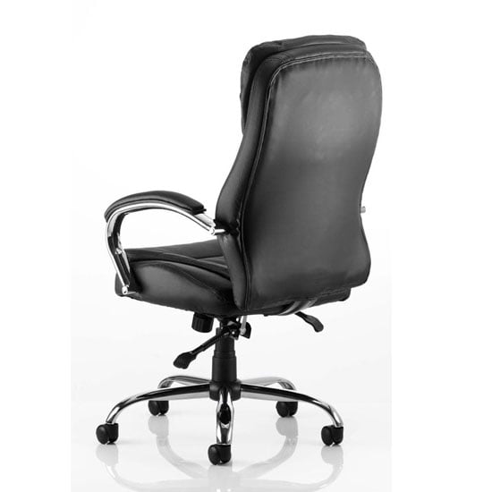 Rocky Leather High Back Executive Office Chair In Black_2