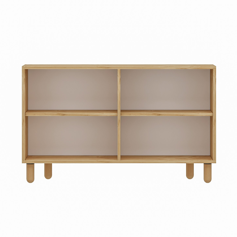 Rodney Wooden Sideboard with 4 Doors in Sapphire Oak