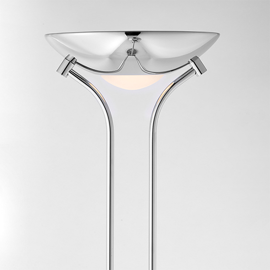 Reading Mother And Child Task Floor Lamp In Polished Chrome