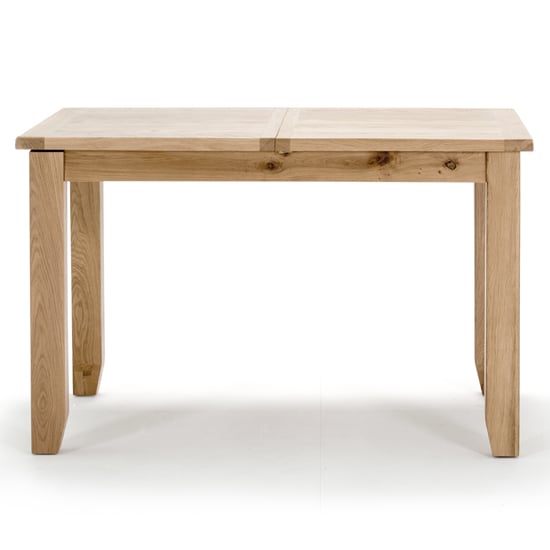 Photo of Romero rectangular wooden dining table in natural