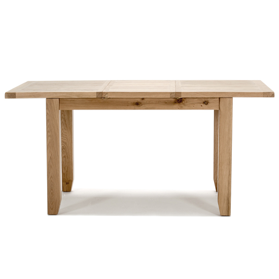 Romero small wooden extending dining table in natural £699.95 go