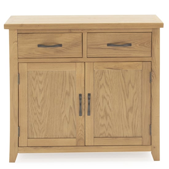 Photo of Romero wooden sideboard with 2 doors 2 drawers in natural