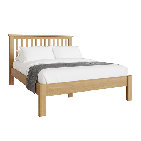 Rosemont Wooden Double Bed In Rustic Oak_2