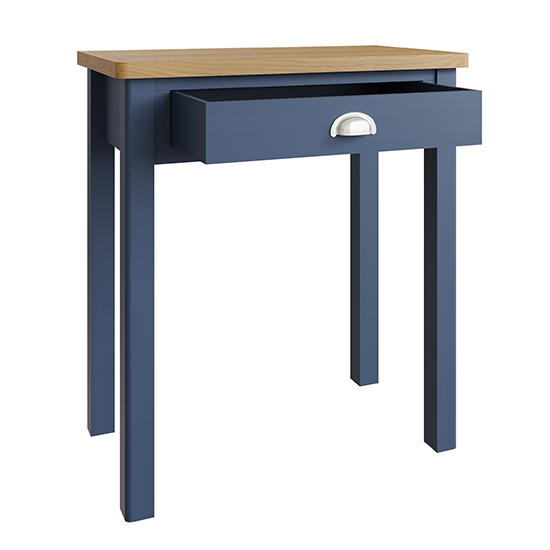 Rosemont Wooden Dressing Table In Dark Blue Furniture in Fashion