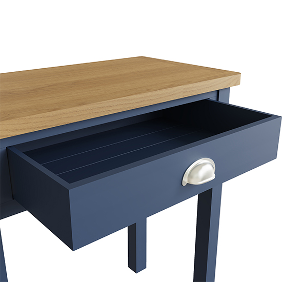 Rosemont Wooden Dressing Table In Dark Blue_4