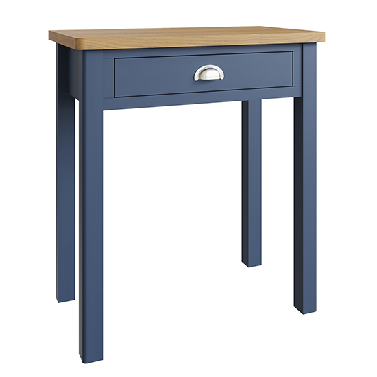 Rosemont Wooden Dressing Table In Dark Blue Furniture in Fashion
