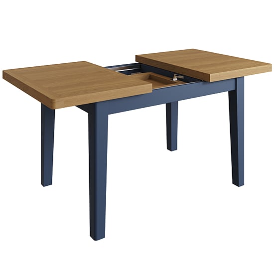 Rosemont Extending 120cm Wooden Dining Table In Dark Blue_2