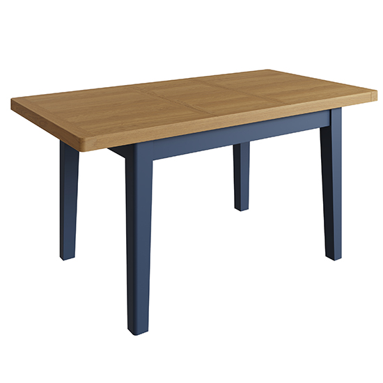 Rosemont Extending 120cm Wooden Dining Table In Dark Blue_3