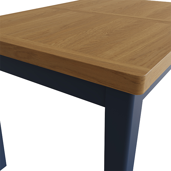 Rosemont Extending 120cm Wooden Dining Table In Dark Blue_4
