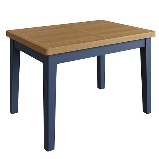 Rosemont Extending 120cm Wooden Dining Table In Dark Blue_1