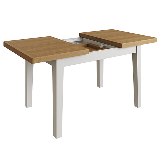 Rosemont Extending 120cm Wooden Dining Table In Dove Grey_2