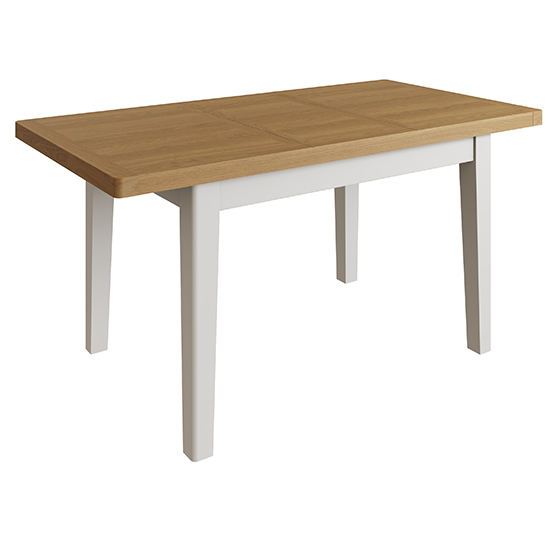 Rosemont Extending 120cm Wooden Dining Table In Dove Grey_3