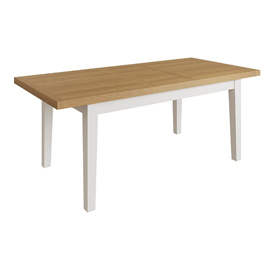 Rosemont Extending 160cm Wooden Dining Table In Dove Grey_3