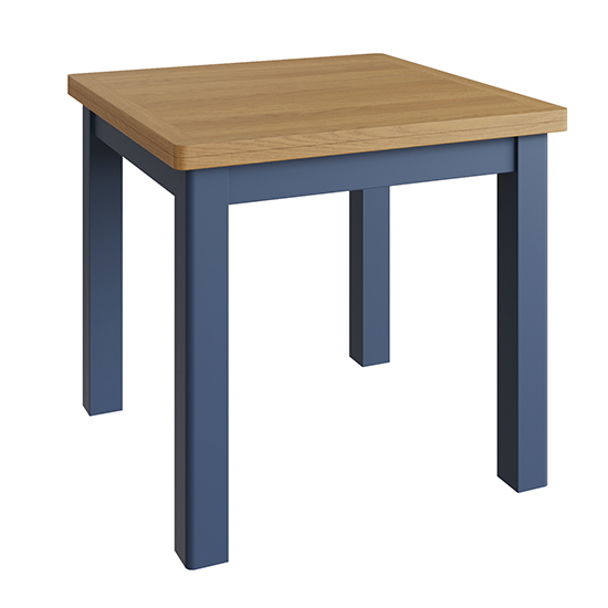 Rosemont Extending Wooden Flip Top Dining Table In Dark Blue_2