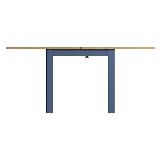 Rosemont Extending Wooden Flip Top Dining Table In Dark Blue_3