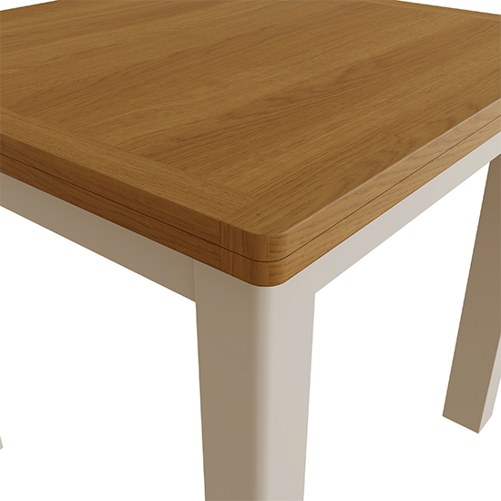 Rosemont Extending Wooden Flip Top Dining Table In Dove Grey_3
