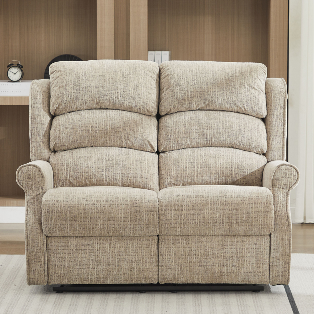 Rosenberg Fabric Electric Recliner 3+2 Seater Sofa Set - Rabbit