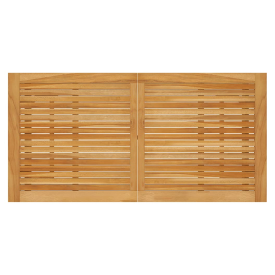 Roslyn Rectangular Wooden Garden Bar Table In Natural