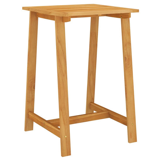 Roslyn Square Wooden Bar Table With 4 Audriana Grey Chairs